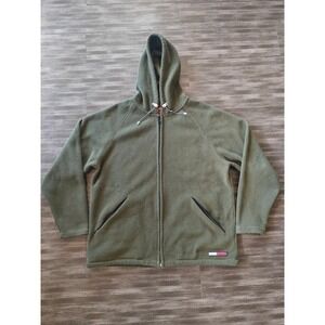 Vintage Y2K Oakley software olive fleece full zip hoodie LRG